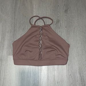 Alo Yoga Lace Front Sports Bra